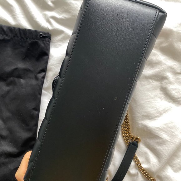 YSL - Saint Laurent - Black Small Loulou Bag - Picture 3 of 7